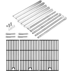 463448021 Grill Replacement Parts for Charbroil Performance 5 Burner Grill Parts 463455021 463449021 463451022 Grates Replacement G426-0005-W1 G426-0004-W1 Grids G325-0002-W1 Heat Plates Burner Cover