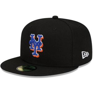 New York Mets New Era Black Alternate Authentic Collection On Field 59FIFTY Fitted Hat