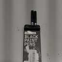 ARTISTRO 5 Black Paint Pen for Glass Marking, Rock Painting, Ceramic, Wood, Tire, Fabric, Metal, Canvas - Set of 5 Acrylic Paint Markers Water-based - Extra-fine Tip