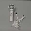 Fabric Shaver, Lint Remover Rechargeable, Electric Portable Sweater Defuzzer with 3 Speeds, 6 Leaf Blades, Digital LED Display to Remove Pilling for Clothes, Furniture, Sweater, Couch, Blanket (White)