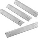 D010012307 Flame Tamer Grill Parts for Monument Grill 4 Burner Replacement Parts 35633 24367 41847ng 17842 Heat Shield Stainless Steel Grill Heat Plates Tents Grill Accessories, 4pcs