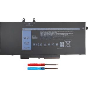 4GVMP 1V1XF Laptop Battery for Dell Latitude 5400 5500 Latitude E5400 E5500 5410 5510 Precision 3540 3550 Inspiron 7590 2-in-1 7591 2-in-1 7791 2-in-1 P84F P84F001 P42E NO MC506 MC505 MC507 661-5736
