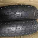 Cenipar 13" Flat-Free Tire and Wheel for 13"Garden Cart Tire Replacement with 5/8" Axle Borehole, 2.1" Offset Hub, 3.15" Wide Tires Used for Wheelbarrow Garden Cart and Trolleys, 2-Pack