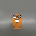 Tensea for iPhone 17 Pro Camera Lens Protector, Metal Aluminum Alloy Tempered Glass Cover Camera Screen Protector Accessories, Case Friendly (Orange)