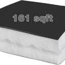 161 SQFT Automotive Camper Van Insulation, Water-Resistant Thermal & Sound Barrier, RV Camper Insulation 59" x 393" (4.9ft x 32.8ft) for Van Conversions, RVs, Trucks