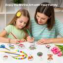 Auihiay 25 Pieces Shrink Plastic Sheets, Shrink Films Papers, Shrinky Art for Creative Handicrafts, Halloween and Christmas Ornaments (7.9 X 5.7 inch)