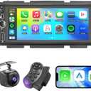 Plug&Play 4+64G Android 15 Car Radio for Dodge Ram 1500/2500/3500/4000 2002-2006,for Jeep Grand Cherokee 1999-2004,for Wrangler 2003-2006 CarPlay Android Auto 6.9 IPS Touch Screen with Backup Camera