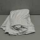 Wrap Around Dust Ruffle Bed Skirt - White - for Queen Size Beds with 18 Inch Drop - Easy Fit Elastic Strap - Adjustable Pleated Bedskirt w/Brushed Fabric - Wrinkle Free - for Women, Men, Kids & Teens