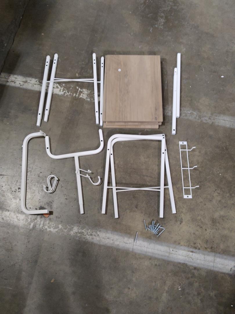 Cabinet with 4 shelves 15.5x11.5 and Hangers Screws Included