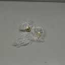 Tuff Stuff Tools Mortise Lock Crystal Glass Door Knob Replacement Set, Brass Finish Base