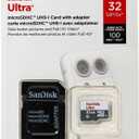 SanDisk Ultra 32GB UHS-I/Class 10 Micro SDHC Memory Card With Adapter - SDSDQUAN-032G-G4A