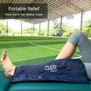FlexiKold Extra Large Gel Soft Flexible Ice Pack for Injuries  Ice Compress, Ice Pad, & Flat Ice Wrap for Post Surgery for Injuries of Shoulder, HIPS & Full Back  XL  Oversize 13 x 21.5