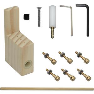 AN3695 Guitar Bridge Pins Repair Set for Guitar soundboard problems, Enhance the Volume and Tone of Guitar
