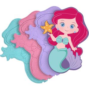 HiYZ Mermaid Ice Packs for Lunch Boxes - Reusable Kids Ice Packs - Quick Freeze, Space Saving, Long-Lasting Cooler for Lunch Box, Thin Ice Packs Ideal for Travel, Picnics, and School