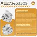 AEZ73453509 Stove Knob Replacements Fit for lg Gas Range/Oven Models LRG3095ST LRG3091ST LRG3093ST LRG3085ST LRG3036ST LRG3035ST, Replaces AEZ72909008 AP5669773 2347547 PS7321756, 5 Pack