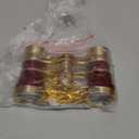 Aomekie Opera Glasses Binoculars 3X25 Theater Glasses Mini Binocular Compact with Chain for Adults Women in Musical ConcertRed