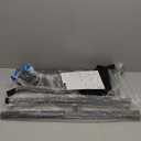 Foldable Tailgate Ladder Rack with Two Step Pad Rung Retractable Truck Tailgate Step with Telescopic Handrail, Wide Pedals for Work Flatbed Trucks and Equipment Trailers Easy Install Capacity 300 lb