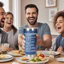 Gifts for Dad from Daughter, Son, Kids, Fathers Day Gift for Dad, Funny Birthday Gift Ideas for New Papa, Step Bonus Dad's, Husband, Stainless Steel Tumbler 20Oz (Navy Blue)