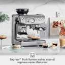 Breville Barista Express Impress Espresso Machine BES876BTR, Black Truffle