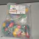 JOYIN 6 Pcs Christmas Light Up Headband and Necklace with 6 Flashing Modes, LED Christmas Bulb Lights Necklace Headband for Kids Women Men Xmas Party Supplies Accessories