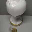 Oneach 9" Cordless Table Lamp, Gold Rechargeable Battery Operated Lamp, 3-Way Stepless Dimming Touch Lamps, Small Glass Bedside Nightstand Light for Bedroom Dining Table Living Room Shelf Decor