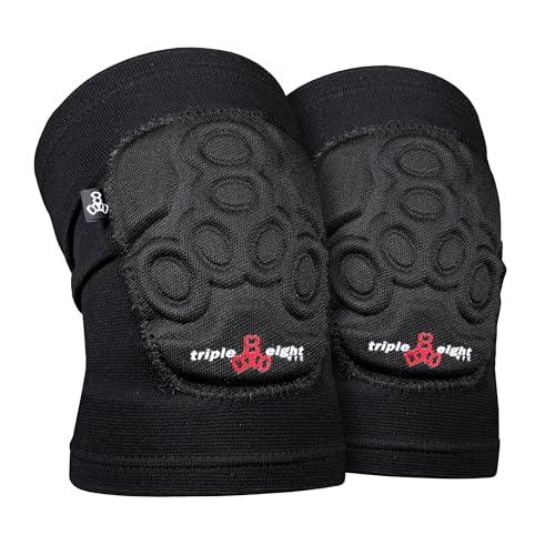 Triple Eight Covert Knee Pads – Ideal for Roller Skating, Biking, BMX, and Skateboarding, S