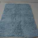Yeaban Coral Bathroom Rugs – Thick Chenille Bath Mats | Absorbent and Washable Bath Rug Non-Slip, Plush and Soft Rugs for Bathroom Floor, Shower, Sink - 24" x 36"