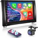 [8 Core Qualcomm 4+64G] Car Stereo for Toyota Tundra 2014-2017 - Wireless Carplay and Android Auto - 9 Inch 1280 * 720 IPS Touchscreen Android 15 Car Radio - DSP/GPS/WiFi/SWC + AHD Backup Camera