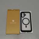 Miracase for iPhone 17 Case 6.3'', Full-Body Bumper Military Drop Protection Outdoor Phone case with Built-in Glass Screen &Camera Control,Easy Installation,No Gap,Compatible with MagSafe,Black