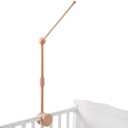let's make Baby Crib Mobile Arm - Wooden Baby Mobile Crib Holder 31 inch for Mobile Hanging Baby Crib Attachment for Nursery Decor