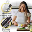 Stainless Steel Cheese and Citrus Zester Grater w/Extra Sharp Blade - Perfect for Lemons, Parmesan, Garlic, Chocolate - Spice Up any Kitchen Dish in Seconds with Your Premium Hand Held Shredder