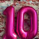 2 x Number 0 Balloons 40 Inch Rose Purple Number Balloons for 10 20 30 40 50 60 70 80 90 100 Numbers Balloon Birthday Decorations Wedding Event Baby Shower