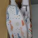 Fisher-Price Portable Baby Chair Sit-Me-Up Floor Seat with Developmental Toys & Machine Washable Seat Pad, Rainbow Showers