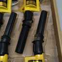 High Performance Ignition Coil 8 Pack -Upgrade 15% More Energy For Ford F-150 F-250 F-350 4.6L 5.4L V8 CROWN VICTORIA EXPEDITION MUSTANG LINCOLN MERCURY Compatible & DG508 DG457 DG472 DG491 (YELLOW)