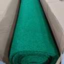 FloorTags Vinyl Mesh Entry Mat 4 x 16  Green Heavy-Duty Open-Back Mat with Scraper Design for Cleaner, Drier Entrances | Indoor/Outdoor Drainage