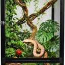 33 Gallon Reptile Enclosure 26"x17"x17" Mesh Chameleon Cage,Superior Ventilation Vertical Screen Tank for Chameleon,Crested Geckos,Leopard Geckos,Bearded Dragon,Lizards,Spider,Butterfly
