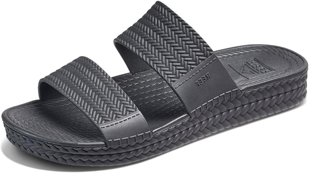 REEF Women's Water Vista Slide Platform Slides (10, Black)