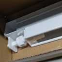 LazBlinds No Drill Blackout Cellular Shades, 30.5" W x 64" H, White