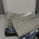 Jetec 2 Pieces Reversible Cat Hanging Hammock Soft Breathable Pet Cage Hammock with Adjustable Straps and Metal Hooks Double Sided Hanging Bed for Small Dogs Rabbits (Cat and Plaid, L)