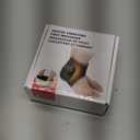 Cordless Foot Ankle Massager for Pain Relief, Foot Ankle Heating Pad Wrap, Heated Ankle Massager, Heated Foot Massager, 4 Heat & 3 Massage Modes, Ideal for Home, Office, Travel, Single One G Size, Grey