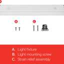 UltraPro 18 inch Hardwired Under Cabinet Lights, 3 Color Settings - 2700K/4000K/5000K - Warm White, Cool White, and Daylight, Under Cabinet Lighting, Dimmable Under Counter Lights for Kitchen, 45367