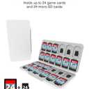 Anyskill Switch Game Card Case Compatible with Nintendo Switch&Switch OLED Game Card or Micro SD Cards,Portable Switch Lite Game Card Storage with 24 Sufficient Capacity Card Slots.