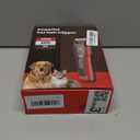 Horse Clippers,Quiet 2-Speed Horse Grooming Clippers,Rechargeable Pet Shaver for Matted Long Hair,Cordless Wide-Blade Powerful Horse Trimmer Kit for Thick Coat #066 Red