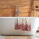 Pink Red Love Heart Hand Towels Pack of 2 Happy Valentine's Day Fingertip Towels Sweet Romantic Love Holiday Bathroom Towels Soft Fast Drying Face Towel for Kitchen Spa Gym 28.3x14.4 Inch