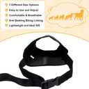 Coppthinktu Dog Muzzle Suit - 7PCS Adjustable Muzzles for Small to Large Dogs, Soft Comfortable Mouth Cover for Long Snout, Controls Biting, Barking & Chewing