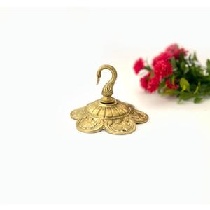 Heavy-Duty Brass Ceiling Hook for Hanging Planters, Lights, Wind Chimes & Dcor  Antique Brass Finish, Durable & Stylish Hanger