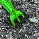 SnapPot Multi-Tool for Gardening  5-in-1 Garden Hand Tool with Trowel, Rake, Sickle, Bulb Planter & Soil Depth Scale  Lightweight, Rust-Resistant, Reinforced Polymer  Bright Green