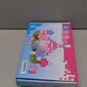 150PCS Magnetic Blocks, Magnet Building Cube Toy, Build 3D Pink Princess Castle Set for Girls, Montessori Sensory Toys for Kids, STEM Educational Toys, Christmas, Children's Day Gift for Boys & Girls