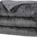 Sunbeam Heated Plush Electric Blanket
 Gray