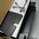 Bathroom Vanity Sink Cabinet, Under Sink Storage Cabinet with 2 Doors, Waterproof Pedestal Sink Cabinet for Bathroom, Laundry Room, Kitchen, Black with Drawer